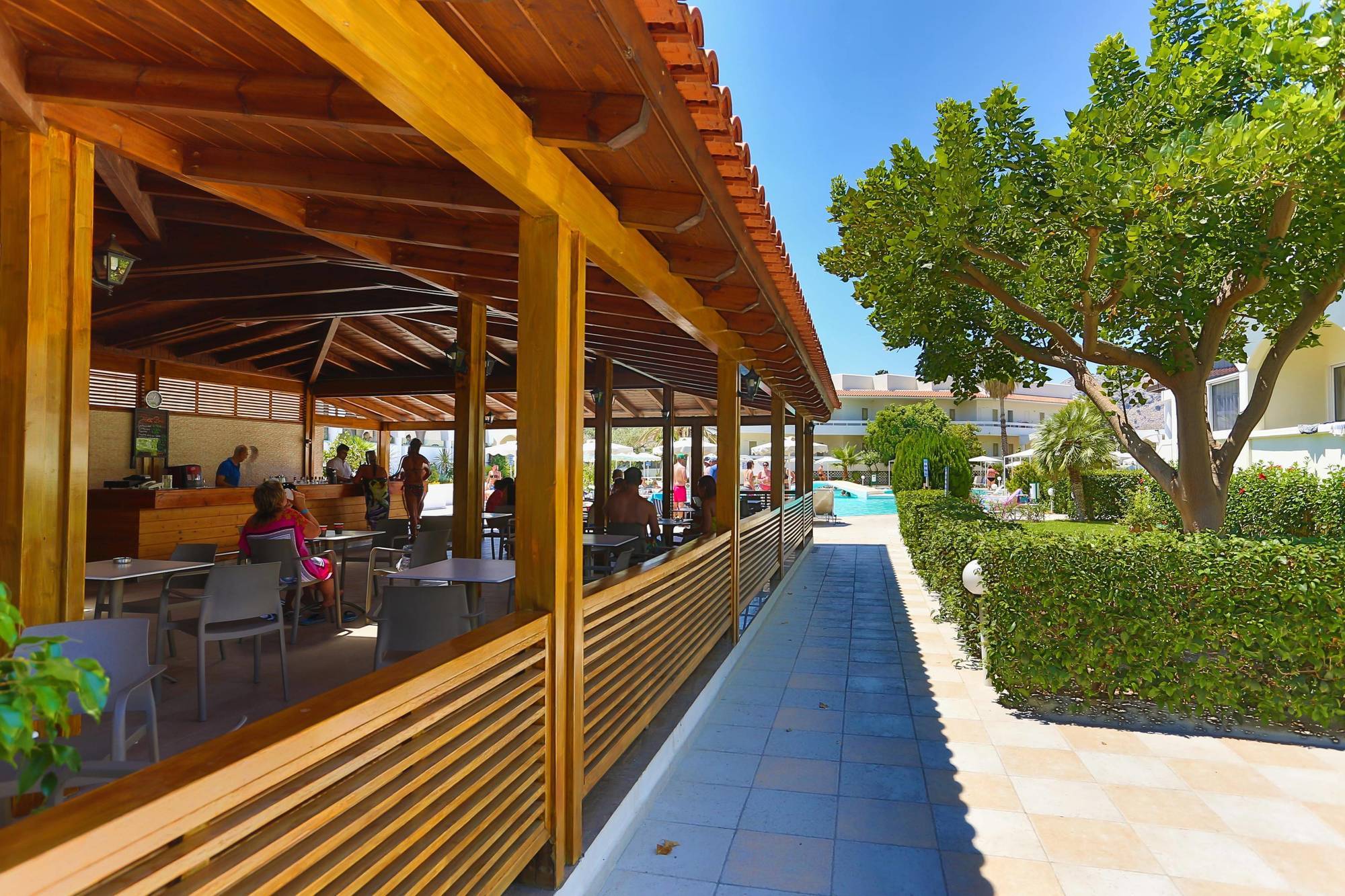 Hotel Niriides Beach Kolymbia Exterior foto